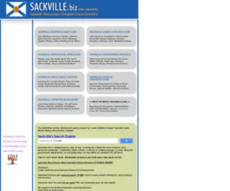 Sackville.biz(Sackville Nova Scotia Online) Screenshot