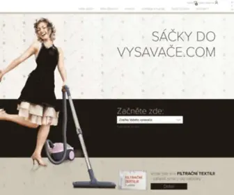 Sacky-DO-Vysavace.com(Sáčky) Screenshot