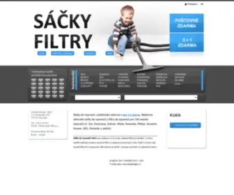 Sacky-Filtry.cz(Sáčky do vysavače) Screenshot