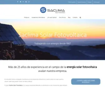Saclimafotovoltaica.com(Saclima Solar Fotovoltaica) Screenshot