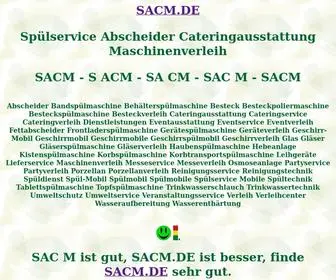 Sacm.de(Spülservice) Screenshot