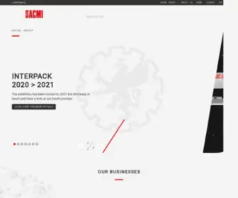 Sacmi.com(SACMI produces machines and plants for the ceramic) Screenshot