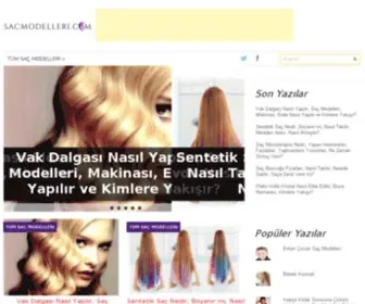 Sacmodelleri.com(Saç Modelleri) Screenshot