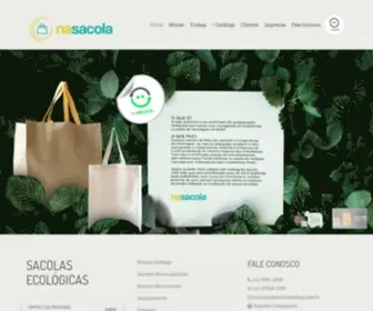 Sacolaecobag.com.br(Sacola ecológica) Screenshot