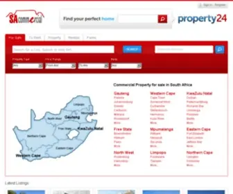 Sacommprop.co.za(Commercial Property for sale) Screenshot