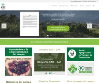 Sac.org.co(Sociedad de Agricultores de Colombia) Screenshot