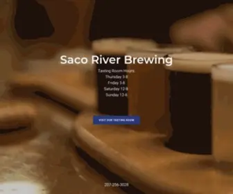 Sacoriverbrewing.com(Maine microbrewery) Screenshot