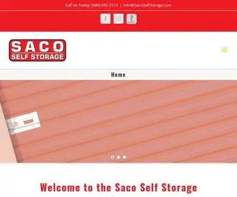 Sacoselfstorage.com(Choosing the right domain name can be overwhelming. Our personalized customer service) Screenshot