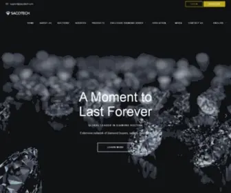 Sacotech.com(Global Leader In Auctioning Diamonds) Screenshot