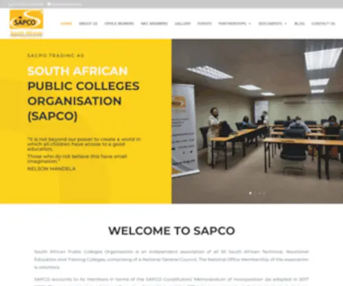 SacPo.co.za(SACPO) Screenshot