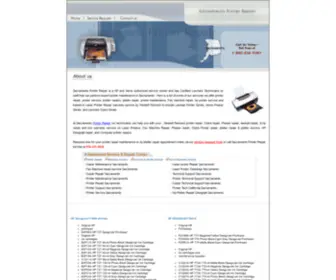 Sacramento-Printer-Repair.com(CA PRINTER REPAIRHP DESIGN JET AND LASERJET SERIES) Screenshot