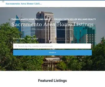 Sacramentoareahomelistings.com(Sacramento Area Home Listings) Screenshot