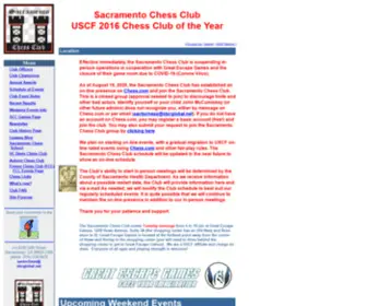 Sacramentochessclub.org(Website of the Sacramento Chess Club) Screenshot