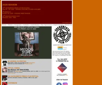 Sacramentofrenchfilmfestival.org(Sacramento French Film Festival) Screenshot