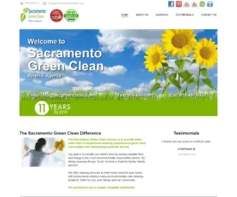 Sacramentogreenclean.com(The Sacramento Green Clean mission) Screenshot