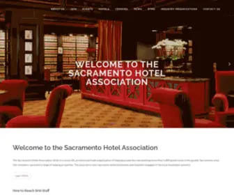 Sacramentohotelassociation.com(Sacramento Hotel Association) Screenshot