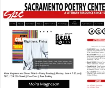 Sacramentopoetrycenter.com(A Literary Resource Since 1979) Screenshot