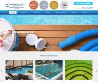 Sacramentopoolcleaningservice.com(Swimming Pool Service Sacramento) Screenshot