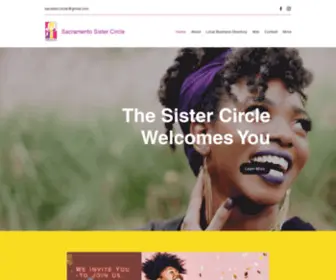 Sacramentosistercircle.com(Sacramento Sister Circle) Screenshot