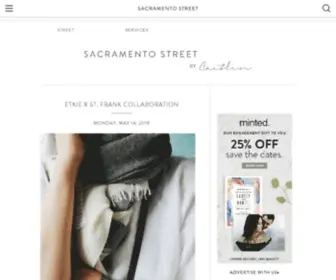 Sacramentostreet.com(Caitlin Flemming) Screenshot