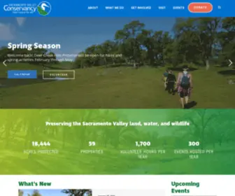 Sacramentovalleyconservancy.org(Sacramento Valley Conservancy) Screenshot