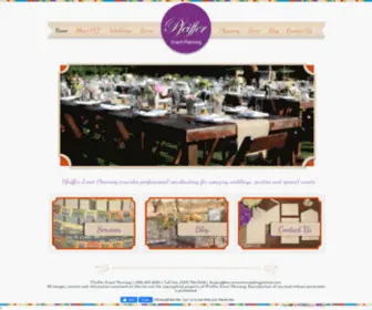 Sacramentoweddingplanner.com(Pfeiffer Event Planning) Screenshot