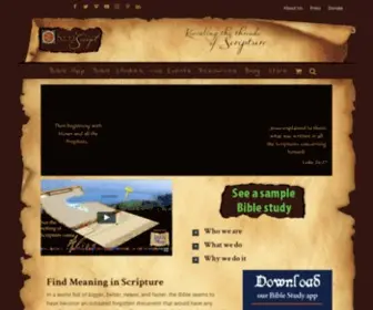 Sacrascript.org(Sacra Script Ministries) Screenshot