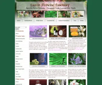 Sacred-Medicine.org(Product Directory Sacred Medicine Sanctuary) Screenshot