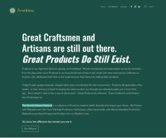 Sacredartisans.com(Sacred Artisans) Screenshot