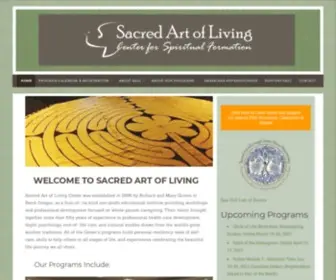 Sacredartofliving.org(Sacred Art of Living Center) Screenshot