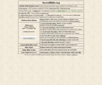 Sacredbible.org(Roman Catholic Bible) Screenshot