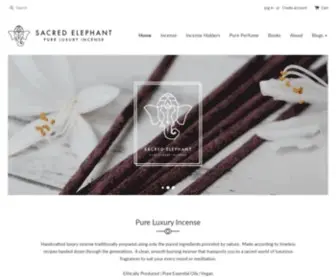Sacredelephantincense.com(Sacred Elephant Incense) Screenshot