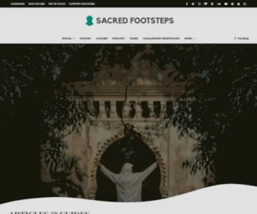 Sacredfootsteps.org(Sacred Footsteps) Screenshot