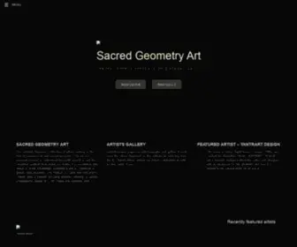 Sacredgeometryart.com(Featured artist) Screenshot