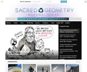 Sacredgeometryinternational.com(The World) Screenshot