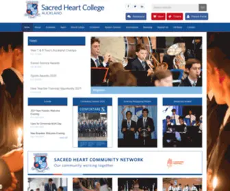 Sacredheart.school.nz(Sacred Heart College) Screenshot