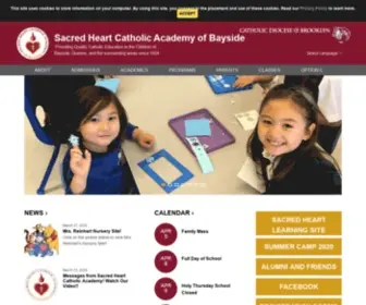 Sacredheartbayside.org(Sacred Heart Catholic Academy of Bayside) Screenshot