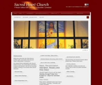 Sacredheartbloomfieldct.com(Sacred Heart Church) Screenshot