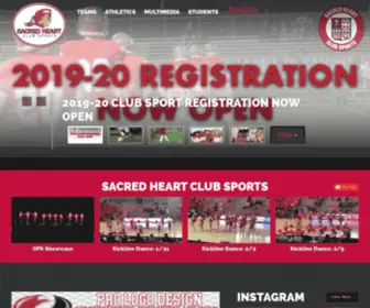 Sacredheartclubsports.com(Sacred Heart Club Sports Athletics) Screenshot