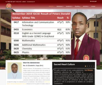 Sacredheartcollegeapapa.com.ng(Sacred Heart College Apapa) Screenshot