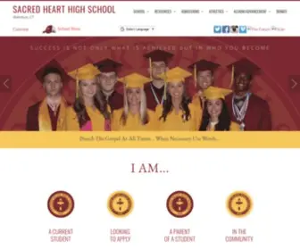 Sacredhearthighschool.org(Sacred Heart High School) Screenshot