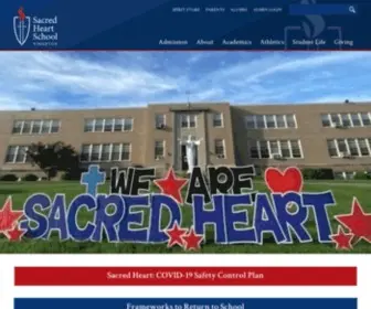 Sacredheartkingston.com(A Private Catholic School in Kingston) Screenshot