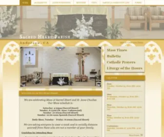 Sacredheartparish.com(Sacred Heart Parish) Screenshot