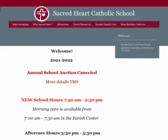 Sacredheartpinellaspark.org(Sacred Heart Catholic School) Screenshot