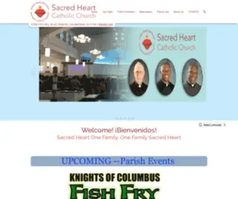 Sacredheartrc.org(SACRED HEART CATHOLIC CHURCH) Screenshot