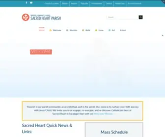 Sacredheartsaratoga.com(The home that nurtures your faith journey with Jesus Christ) Screenshot