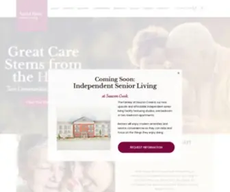 Sacredheartseniorliving.com(Sacred Heart Senior Living) Screenshot