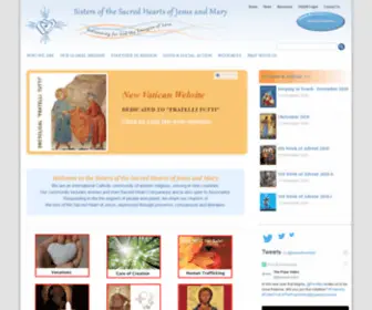 Sacredheartsjm.org(Sisters of the Sacred Hearts of Jesus and Mary) Screenshot