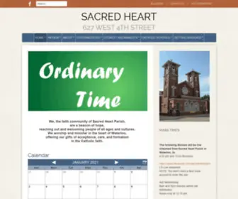 Sacredheartwloo.org(Sacred Heart) Screenshot