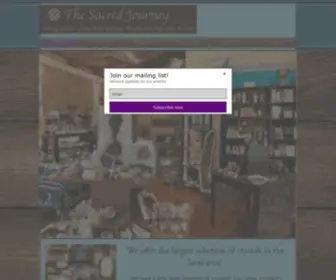 Sacredjourneyshop.com(The Sacred Journey) Screenshot